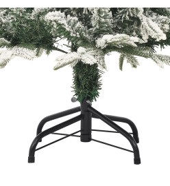 Arbre de Noël artificiel LED et flocons de neige 120 cm PVC PE