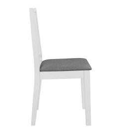 Mobilier de salle à manger 5 pcs MDF Blanc