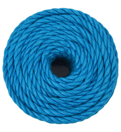 Corde de travail Bleu 24 mm 50 m polypropylène