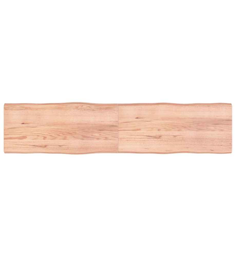 Dessus de table bois chêne massif traité bordure assortie