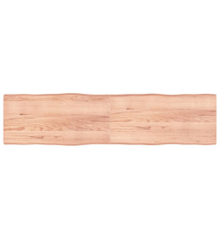 Dessus de table bois chêne massif traité bordure assortie