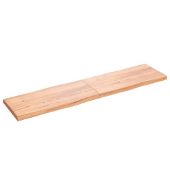 Dessus de table bois chêne massif traité bordure assortie