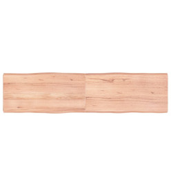 Dessus de table bois chêne massif traité bordure assortie