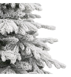 Sapin de Noël artificiel à charnières avec neige floquée 180 cm