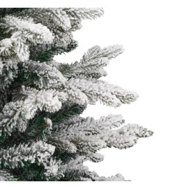 Sapin de Noël artificiel à charnières avec neige floquée 120 cm