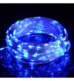 Guirlande LED avec 300 LED Bleu 30 m