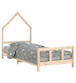 Cadre de lit pour enfant 90x190 cm Bois de pin massif