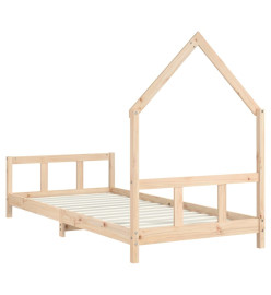 Cadre de lit pour enfant 90x190 cm Bois de pin massif