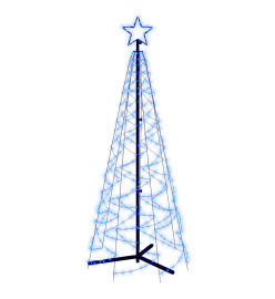 Arbre de Noël cône 200 LED Bleues 70x180 cm