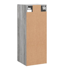 Armoire murale sonoma gris 34,5x34x90 cm