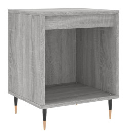 Table de chevet sonoma gris 40x35x50 cm bois d’ingénierie