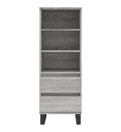 Buffet haut Sonoma gris 40x36x110 cm Bois d'ingénierie