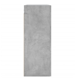 Armoire murale gris béton 69,5x34x90 cm bois d'ingénierie