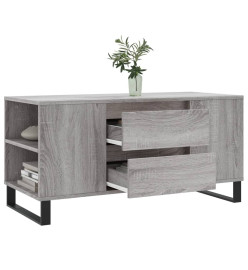 Table basse sonoma gris 102x44,5x50 cm bois d'ingénierie