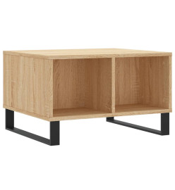 Table basse Chêne sonoma 60x50x36,5 cm Bois d'ingénierie