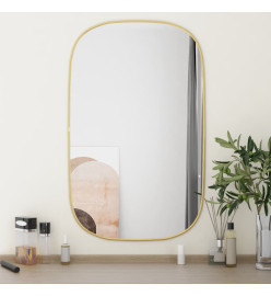 Miroir mural Doré 80x50 cm