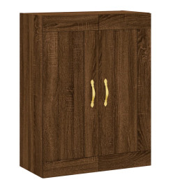 Armoire murale chêne marron 69,5x34x90 cm bois d'ingénierie