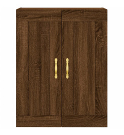 Armoire murale chêne marron 69,5x34x90 cm bois d'ingénierie