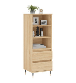 Buffet haut Chêne sonoma 40x36x110 cm Bois d'ingénierie