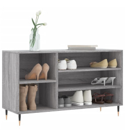 Armoire à chaussures Sonoma gris 102x36x60 cm Bois d'ingénierie