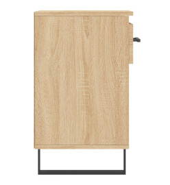 Armoire à chaussures Chêne sonoma 102x36x60cm Bois d'ingénierie