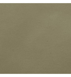 Voile de parasol Tissu Oxford carré 6x6 m Beige