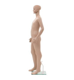 Mannequin enfant corps complet avec base verre Beige 140 cm