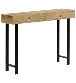 Table console Bois de manguier massif 102 x 30 x 79 cm