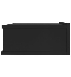 Tables de chevet flottantes 2 pcs Noir 40x30x15 cm