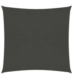 Voile d'ombrage 160 g/m² Anthracite 5x5 m PEHD