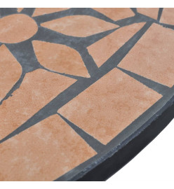 Mobilier de bistro 3 pcs Carreaux céramiques Terre cuite