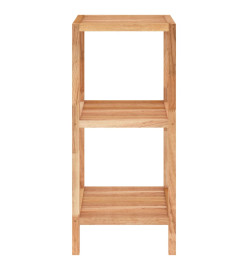Étagère de salle de bain 36x36x79 cm Bois massif de noyer