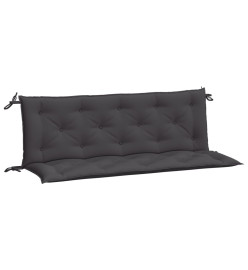 Coussins de banc de jardin 2 pcs anthracite tissu Oxford