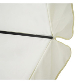 Parasol Blanc Aluminium 500 cm