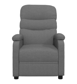 Fauteuil de massage Gris foncé Tissu