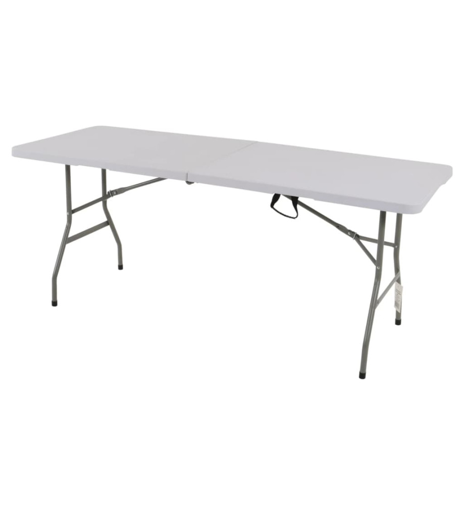 Lesli Living Table de fête pliable 180x70x74 cm Blanc