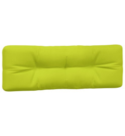 Coussins de palette 3 pcs vert vif tissu