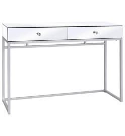 Table console miroir Acier et verre 107 x 33 x 77 cm