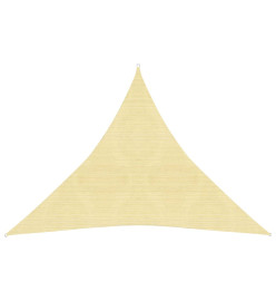 Voile d'ombrage 160 g/m² Beige 3x3x3 m PEHD