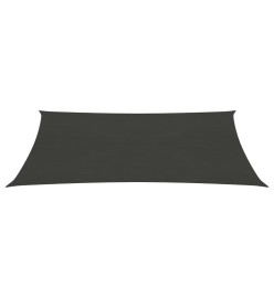 Voile d'ombrage 160 g/m² Anthracite 3x4 m PEHD