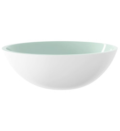 Lavabo Verre 50x37x14 cm Blanc