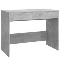 Bureau Gris béton 101x50x76,5 cm Aggloméré