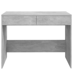 Bureau Gris béton 101x50x76,5 cm Aggloméré