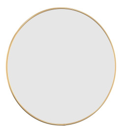 Miroir mural Doré Ø 50 cm Rond