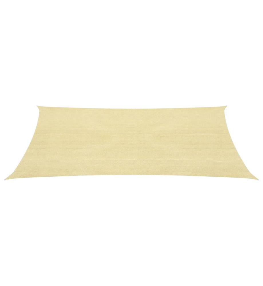 Voile de parasol PEHD Carré 2 x 2 m Beige