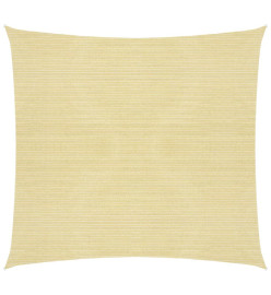 Voile de parasol PEHD Carré 2 x 2 m Beige