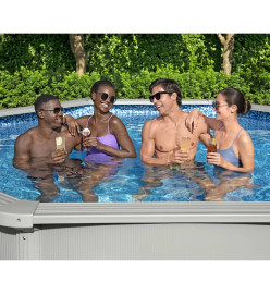 Bestway Piscine encadrée hors sol ronde Hydrium 360x120 cm