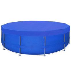 Couvertures de piscine 2 pcs PE Ronde 540 cm 90 g/m²