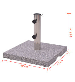 Socle de parasol en granite 20 kg