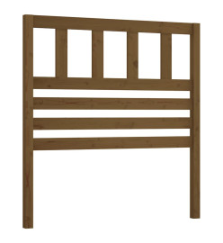 Tête de lit Marron miel 106x4x100 cm Bois massif de pin